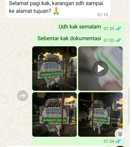 Pengiriman Papan Bunga Selamat Sajira